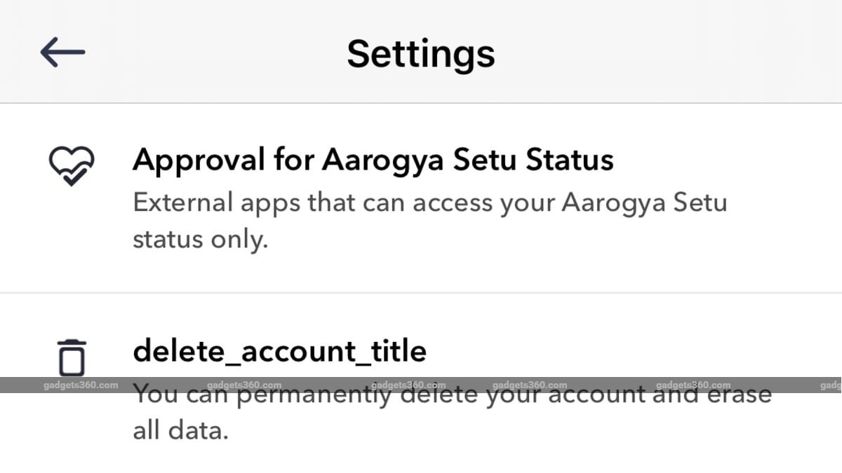 Aarogya Setu App Now Lets You Delete Your Account Aarogya Setu App Now Lets You Delete Your Account