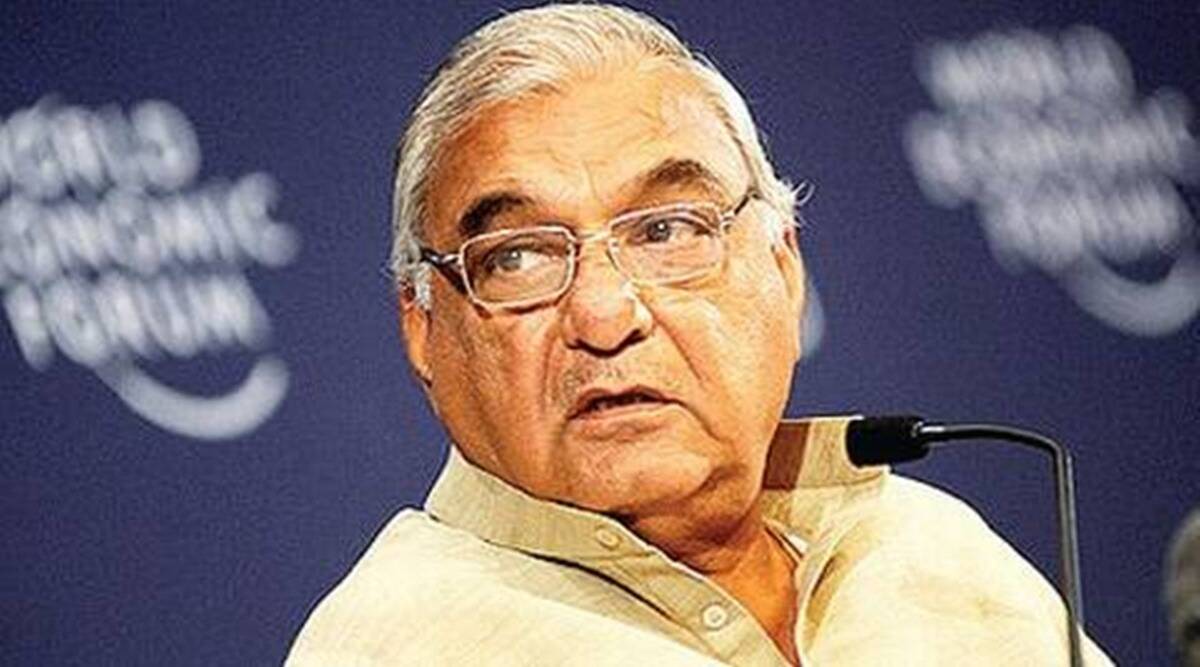 ED-files-chargesheet-against-ex-Haryana-CM-Hooda-4-retd-IAS.jpg Bhupinder Singh Hooda, Raj Bhavan, Haryana Congress, BJP-JJP alliance, BJP-JJP coalition government, haryana governor, india news, indian express