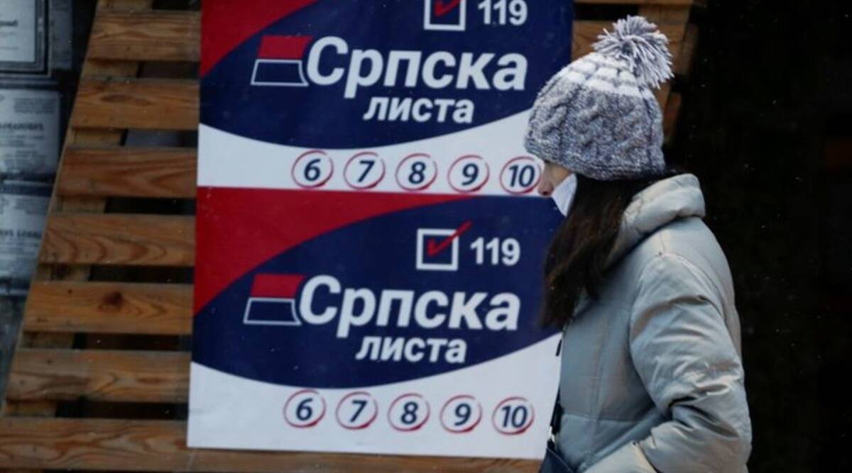 Kosovo-votes-in-election-that-could-complicate-dialogue-with-Serbia.jpg Kosovo, Kosovo parliamentary elections, Kosovo elections 2021, Vetevendosje leader Albin Kurti, Vetevendosje party, Democratic League of Kosovo, Democratic Party of Kosovo, world news, indian express world news