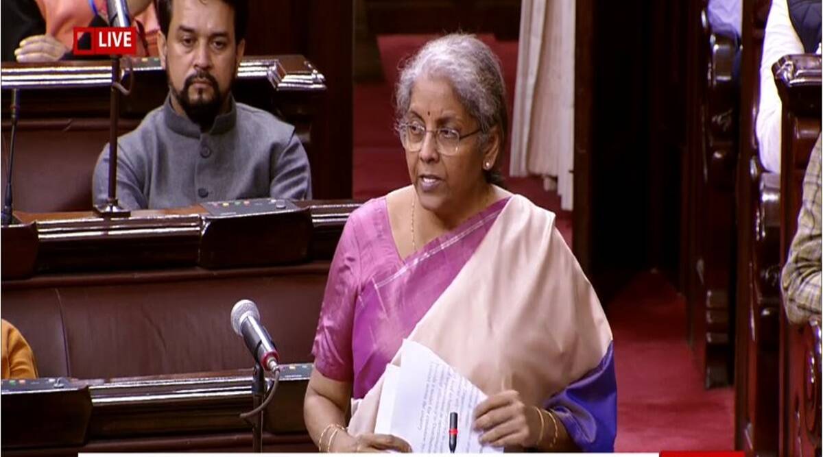 Pandemic-didnt-deter-govt-from-taking-up-reforms-necessary-for.jpg Union Budget 2021, Nirmala Sitharaman, Finance Minister, BJP, PM Modi, Congress, Sitharaman in Lok Sbaha, Indian Express news