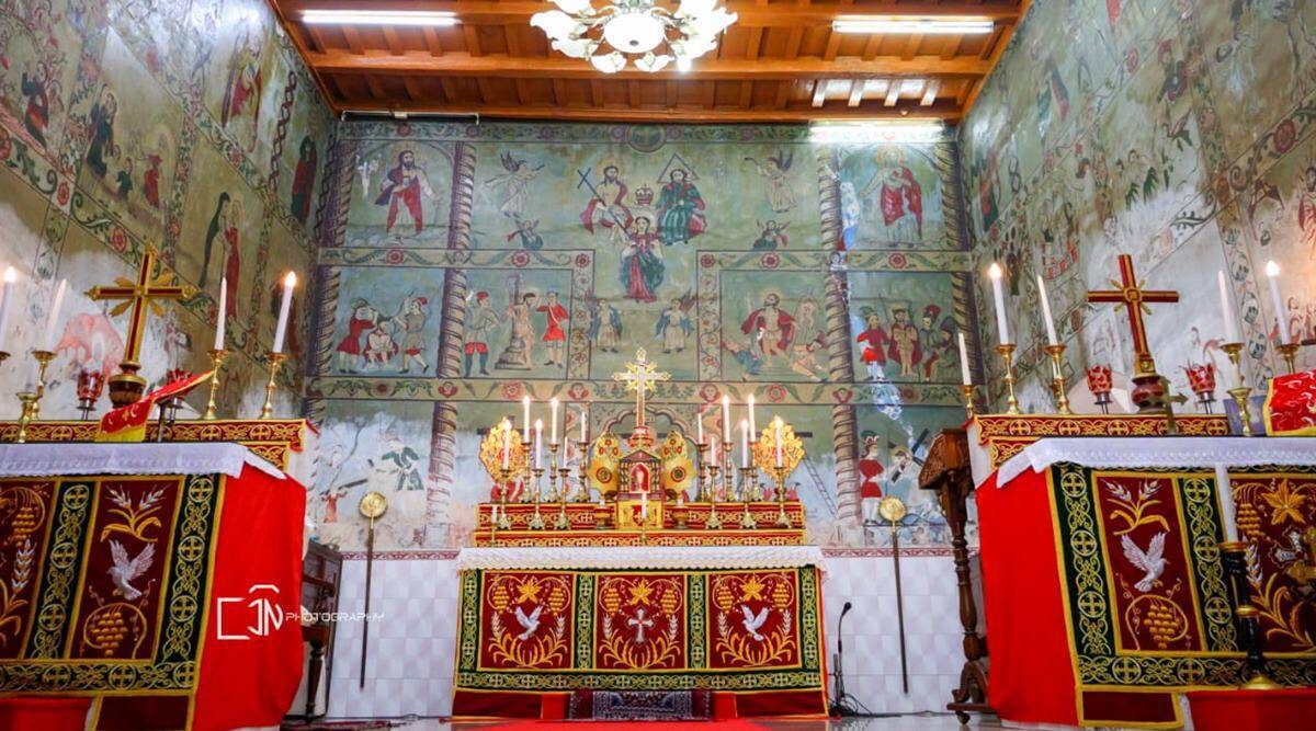 Keralas-Alappuzha-church-backs-BJP-for-‘saving-historical-shrine-from.jpg St George Orthodox Church Cheppad, cheppad church, BJP kerala christians, R Balashankar, Chengannur assembly seat, kerala seembly elections, indian express