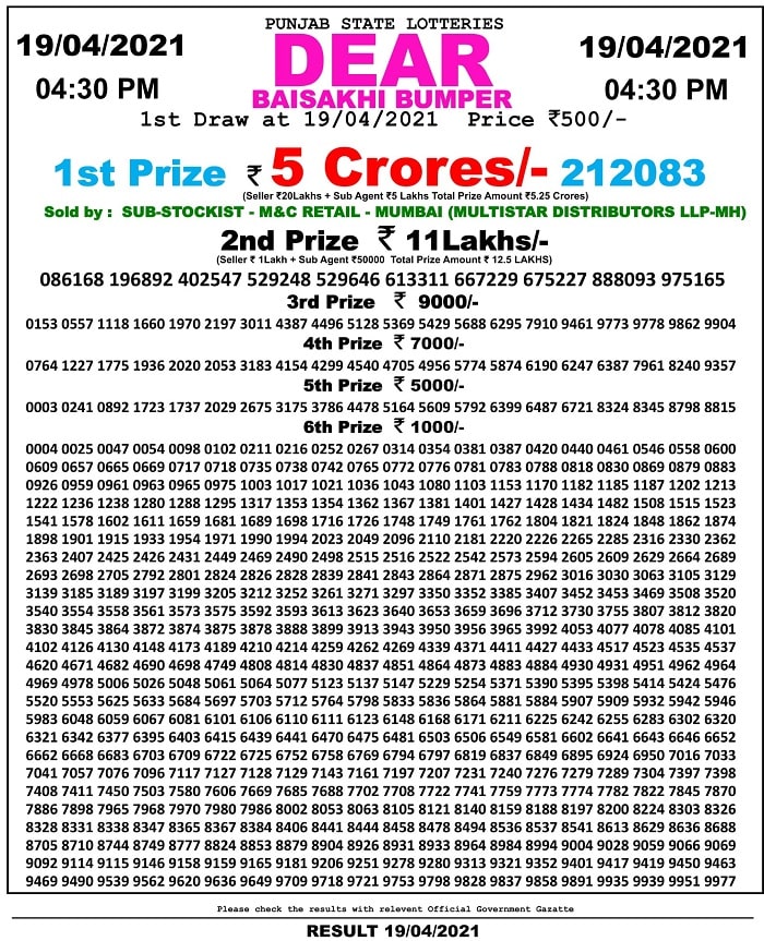 punjab-state-lottery-baisakhi-bumper-2021