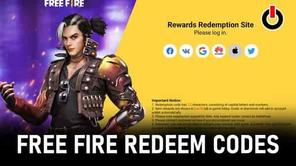 Garena free fire redeem codes 2021 today singapore