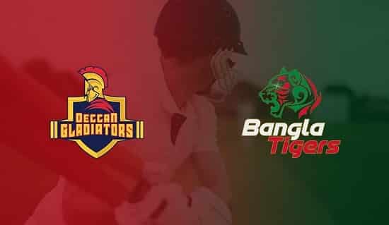 Deccan gladiators vs Bangla tigers 27th match prediction