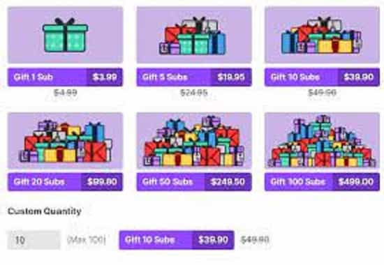 Gifting Subs Mean On Twitch