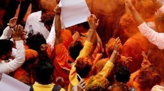 Saffron-min Yogi Adityanath creates history