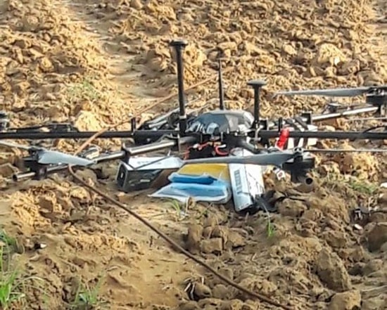 drone-min A drone was shot down near the India-Pakistan border