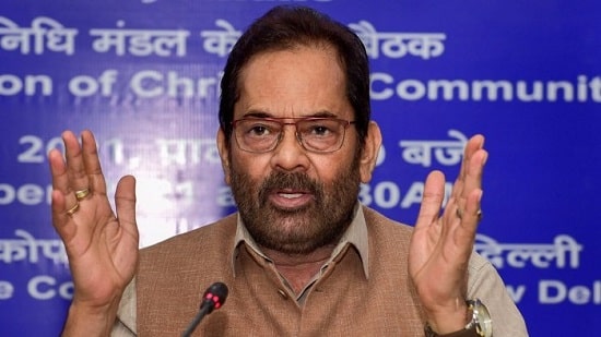 naqvi-min Minister of Minority Affairs Slams Congress