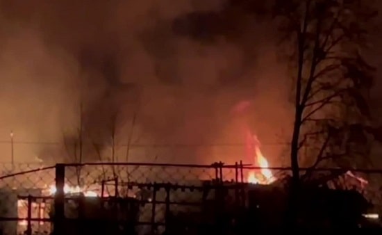 sri-min fire has destroyed a special hospital in Srinagar