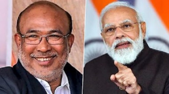 Manipur-Chief-Minister-Biren-Singh-Will-Meet-Prime-Minister-Modi-Today Manipur Chief Minister Biren Singh Will Meet Prime Minister Modi Today