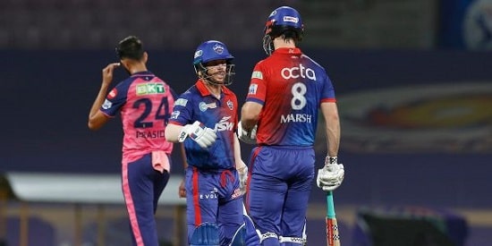 IPL-2022-Marsh-and-Warner-perform-as-Delhi-Capitals-defeat-Rajasthan-Royals-by-8-wickets IPL 2022: Marsh and Warner perform as Delhi Capitals defeat Rajasthan Royals by 8 wickets