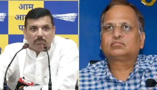 aaps-sanjay-singh-criticizes-bjp-over-satyendra-jains-arrest aaps-sanjay-singh-criticizes-bjp-over-satyendra-jains-arrest