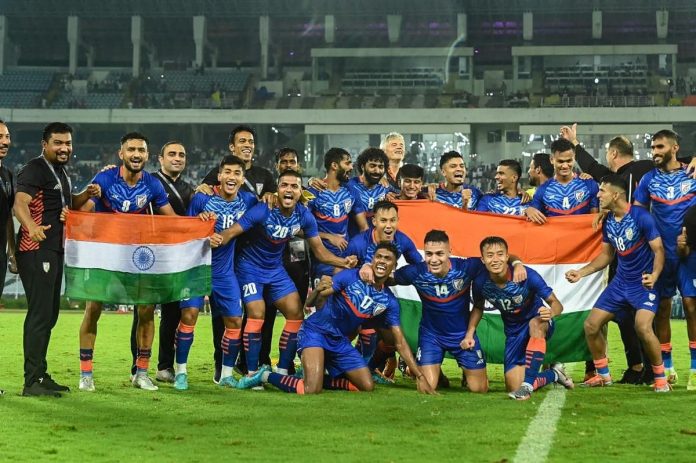 India Moves Up Two Places in FIFA Ranking to 104
