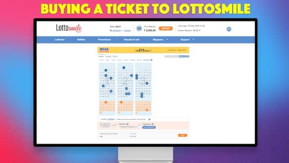 Buying a ticket to Lottosmile