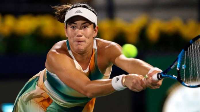 Spain's Garbine Muguruza starts with a win over Magdalena Frech at Eastbourne
