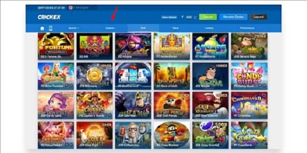 Online Casino at Crickex 