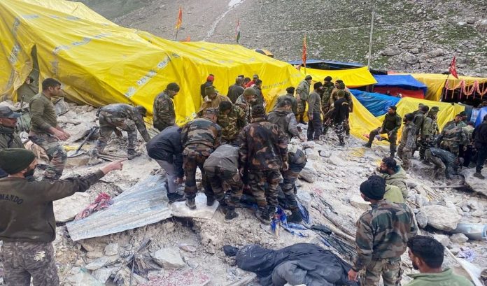 Amarnath Cloudburst: 15000 Pilgrims Rescued 40 Still Missing