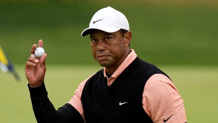 Tiger Woods shoots 77 to open pro-am in Ireland