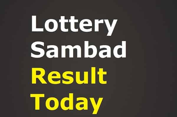 Lottery Sambad 6.8.2021