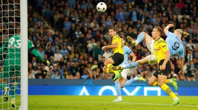 Haaland gives Man City 2-1 win over Dortmund in Champions League